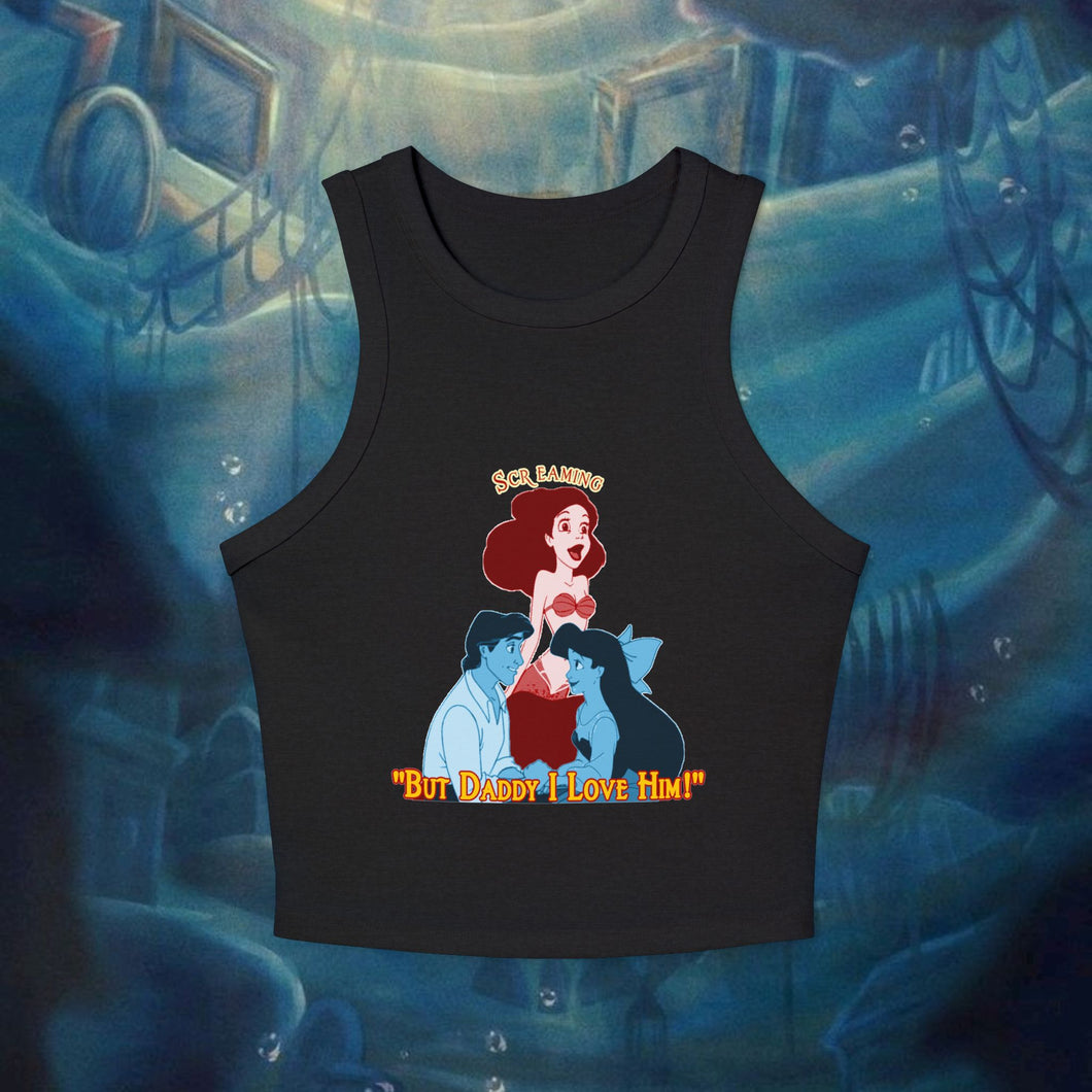 Daddy I Love Him! Racerback Tank Top