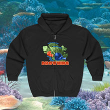Load image into Gallery viewer, Sleeping With Fishes Zip Up Hoodie
