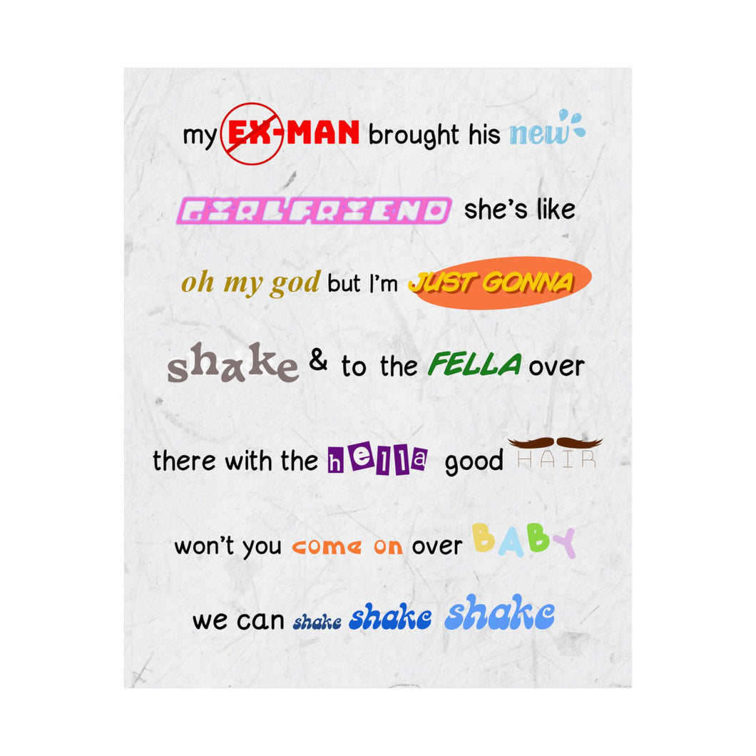 The Shake Shake Shake Print