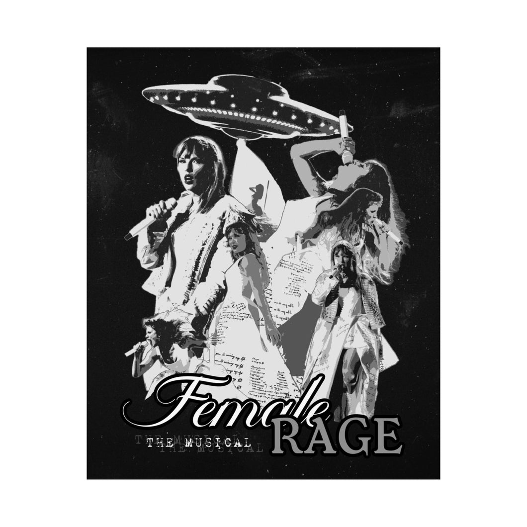 The Feminine Rage Musical Poster (Black)