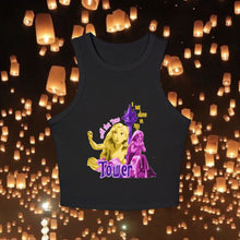 Load image into Gallery viewer, Alone In My Tower Racerback Tank Top
