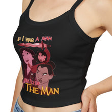 Load image into Gallery viewer, Be The Man Spaghetti Tank Top
