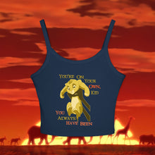 Load image into Gallery viewer, Lion YOYOK Spaghetti Tank Top
