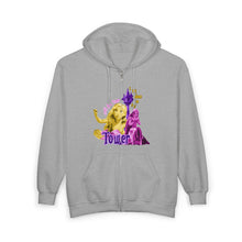Load image into Gallery viewer, Alone In My Tower Zip Up Hoodie
