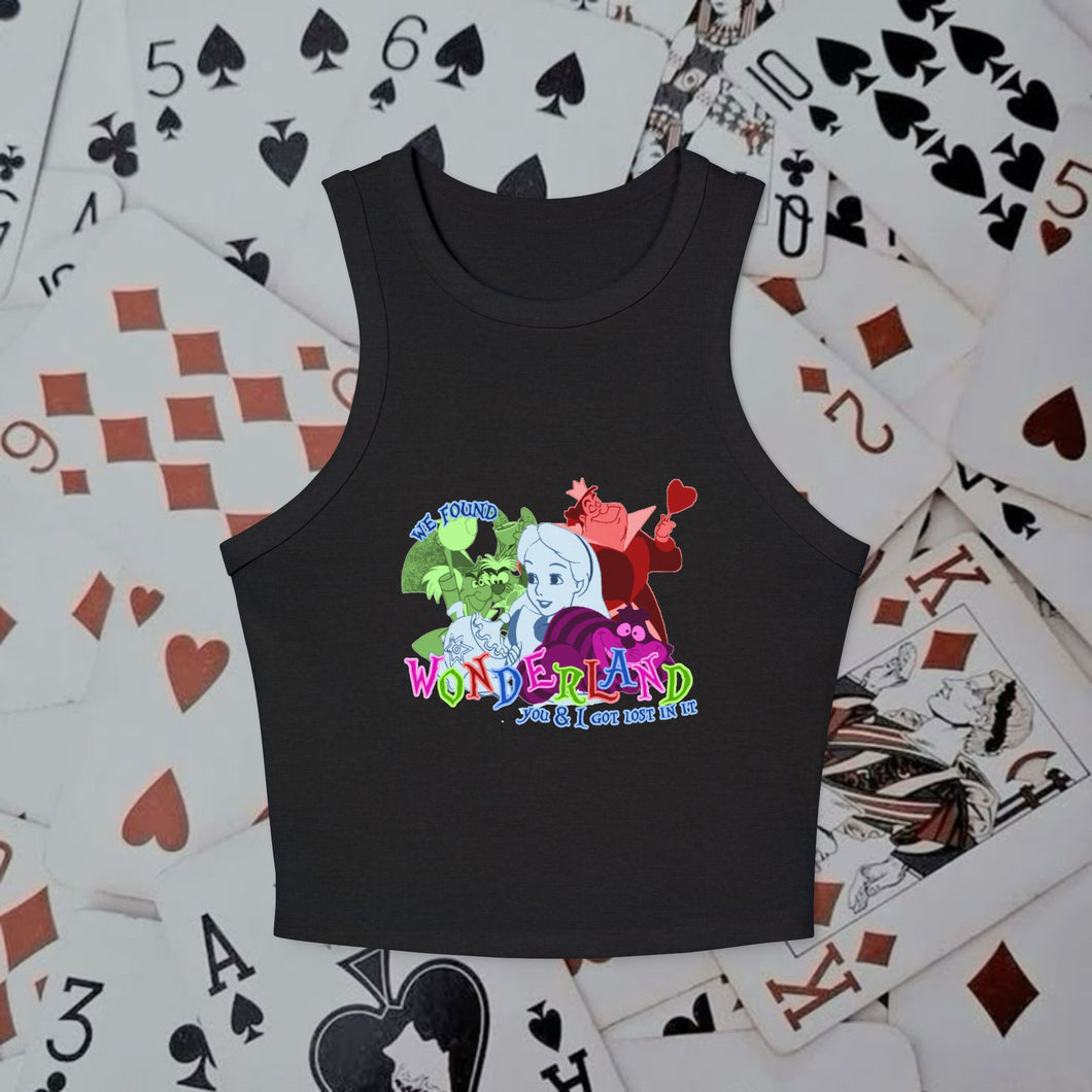 Lost In Wonderland Racerback Tank Top