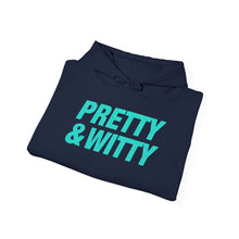 Load image into Gallery viewer, Pretty &amp; Witty Hoodie (Blue)
