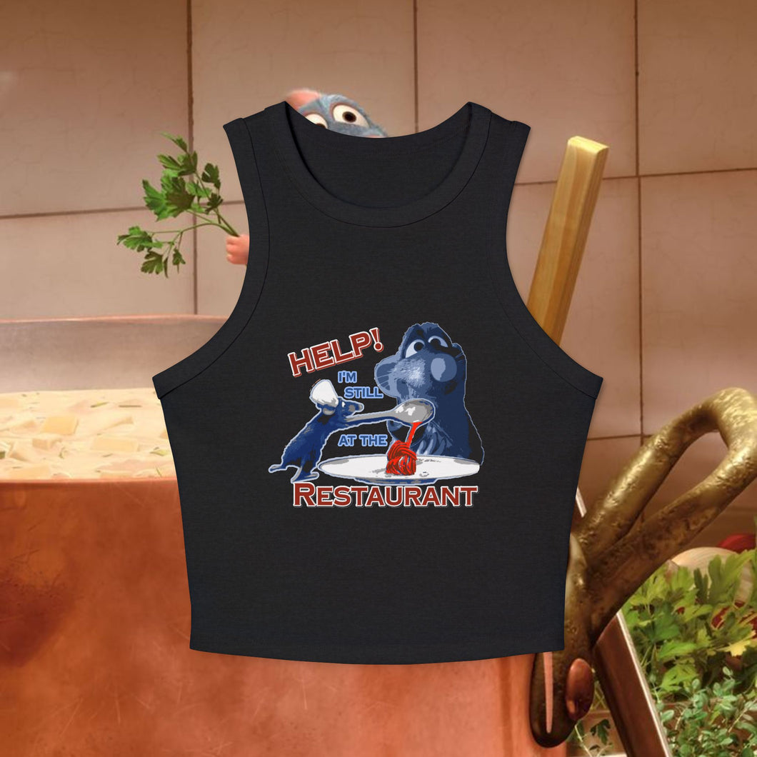 Rat Restaurant Racerback Tank Top