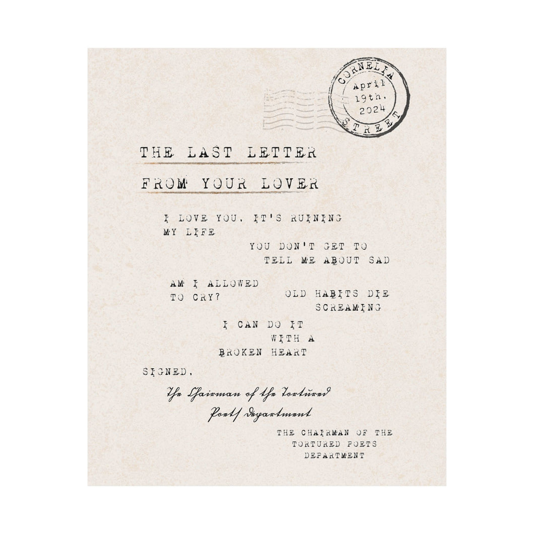 The Last Letter Poster