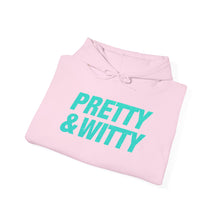 Load image into Gallery viewer, Pretty &amp; Witty Hoodie (Blue)
