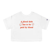 Load image into Gallery viewer, The Blood Debt Crop Top
