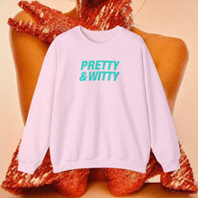 Load image into Gallery viewer, Pretty &amp; Witty Crewneck (Blue)
