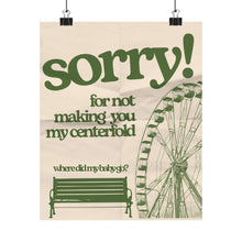 Load image into Gallery viewer, The Coney Poster (sand)
