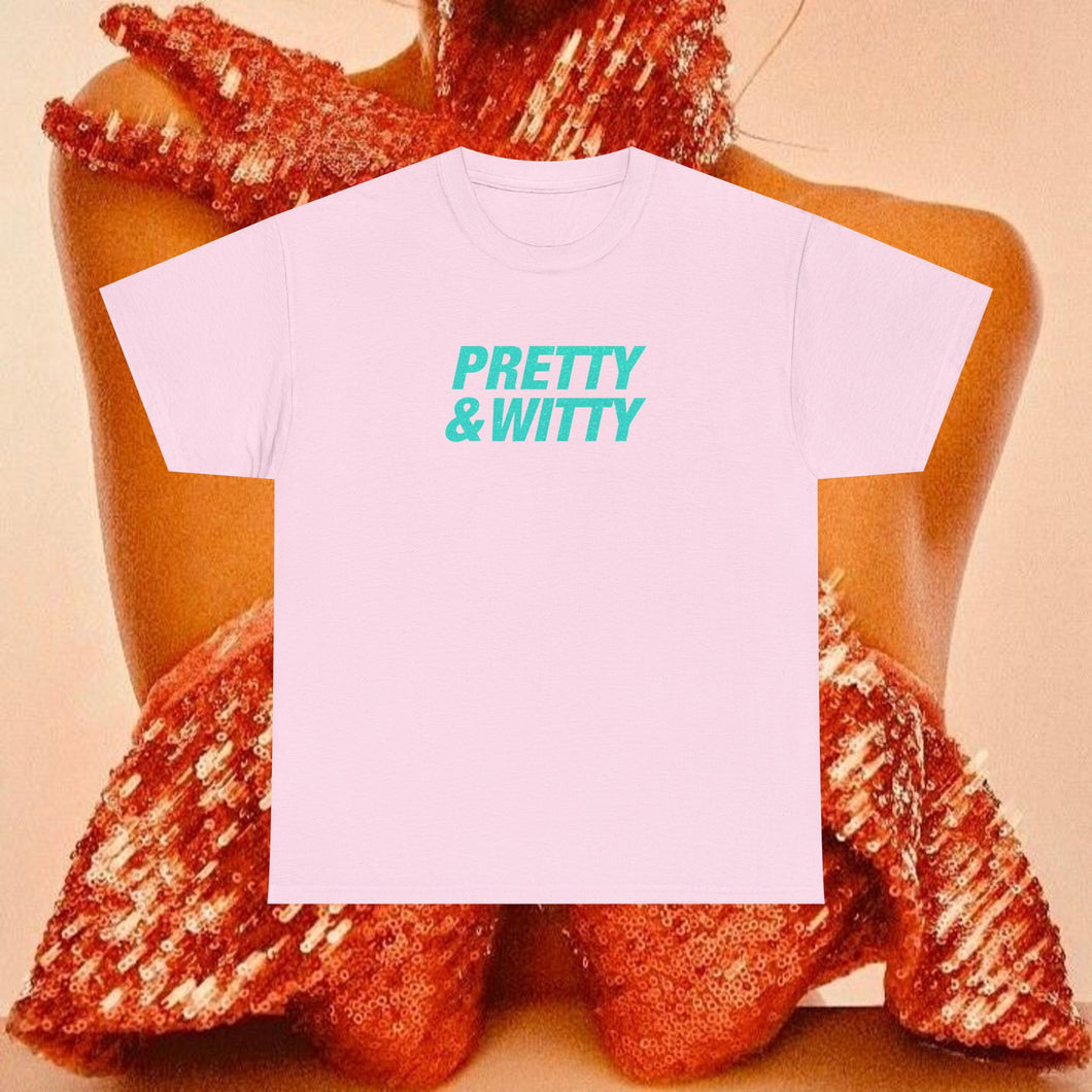 Pretty & Witty T-Shirt (Blue)