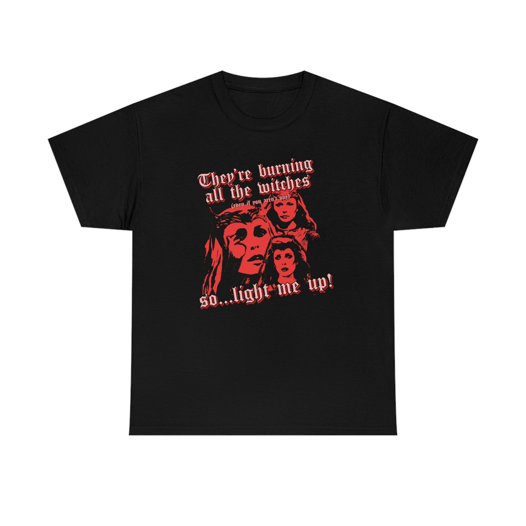Burning shop witch shirt